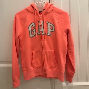 Gap Neon Orange Hoodie